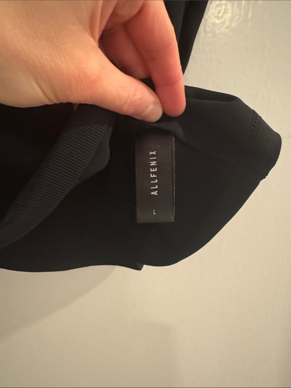 ALLFENIX NWT Ribbed Active Tank in Black | Size Large - Picture 5 of 7